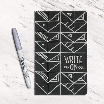 Sharpie 9597 Metallic Permanent Markers, Fine Point, Silver, 36 Pack