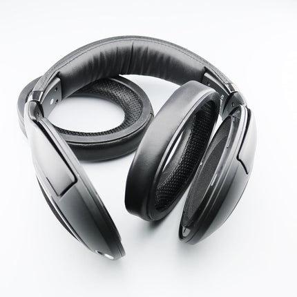 Almohadillas de repuesto NewFantasia compatibles con auriculares Sennheiser HD 380 PRO, PC350, PXC350, PXE350, HD380, HME95, HMEC250, de piel de oveja y espuma viscoelástica