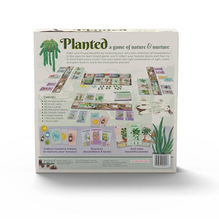 Buffalo Games Planted Nature Board Game: Strategy for All Ages, 4 Players, Ages 13+