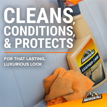 Armor All Car Leather Care Spray Bottle, Cleaner for Cars, Truck, Motorcycle, Beeswax, 4 Oz, Pack of 6, 18934-6PK