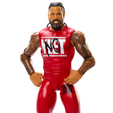 Mattel WWE Jimmy USO Action Figure, Main Event Series #155 6-inch Collectible with 10 Articulation Points & Life-Like Look