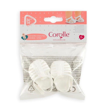 Corolle 9000141610 White Sandals for Baby Doll 36 cm from 2 Years
