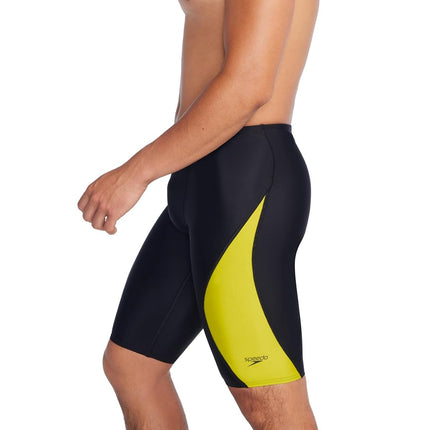 Speedo Men's Eco Splice Jammer Swimsuit - Bitter Lime, Size 28