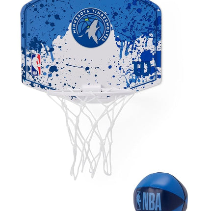 Wilson NBA Team Mini Basketball Hoop - Minnesota Timberwolves