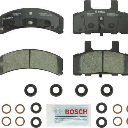 BOSCH BC369 QuietCast Premium Ceramic Disc Brake Pad Set - Compatible with Select Cadillac; Chevrolet Blazer, Express, C1500/2500 Pickup, Suburban, Tahoe; GMC Savana, Suburban, Yukon + More; FRONT