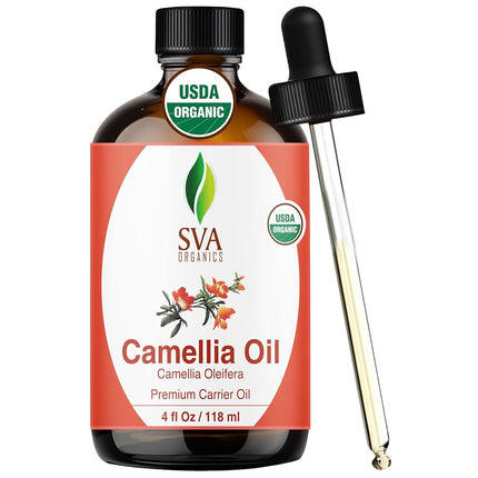 SVA Camellia Seed Oil Organic - 4 Fl Oz – 100% Nat