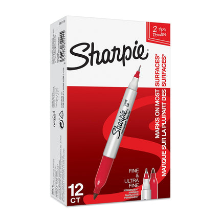 Sharpie Twin Tip Permanent Markers | Fine & Ultra-