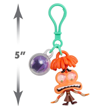 Just Play Inside Out 2 Fidget Figure Keychains - Anxiety, Sadness with Memory Orb - Toys for Ages 3 Up