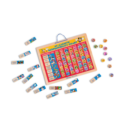 Melissa & Doug Disney Mickey Mouse Clubhouse My Magnetic Responsibility Chart - Toddler Routine, Kids Reward Board, Reward Chart for Toddlers and Kids Ages 3+
