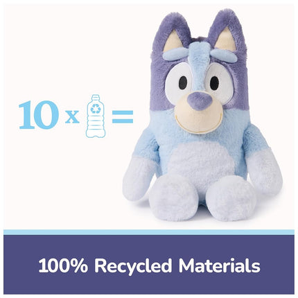 GUND Bluey Sustainably Soft Plush, Made with Recycled Materials, Stuffed Animals for Kids & Toddlers, Blue, 13�