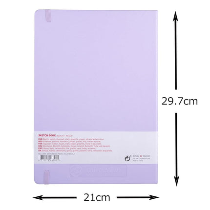 Talens Art Creation Paper - Sketchbook Pastel Violet 21x29.7cm - 140g 80 Sheets - Acid-Free Hard-Bound Perfect for Pencil Pastel Acrylics Ink Charcoal