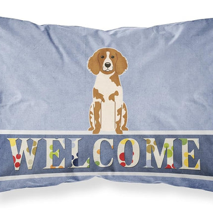Caroline's Treasures Brittany Spaniel Welcome Pillowcase, Multicolor, Standard