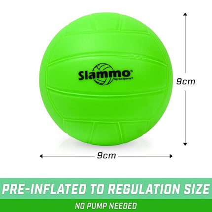 GoSports Slammo Official Replacement Balls 3-Pack - Works for All Roundnet Game Sets - Choose Between Competition Size or XL Size Balls
