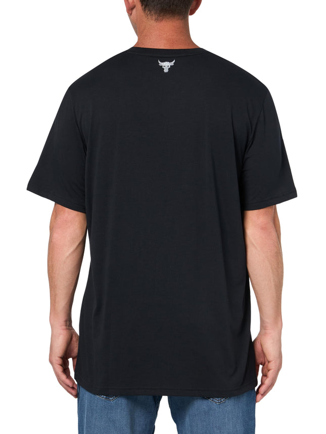 Under Armour - Mens Project Rock Iron 7 T-Shirt, Color Black (001), Size: XX-Large