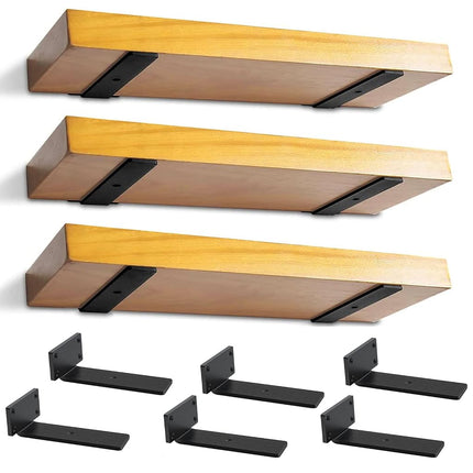 YMDparts 5 Inch Heavy Duty Floating Shelf Brackets