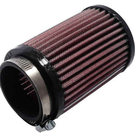 K&N Universal Clamp-On Air Filter: High Performance, Premium, Washable, Engine Filter: Flange Diameter: 2.4375 In, Filter Height: 5 In, Flange Length: 0.625 In, Shape: Round, RU-0810