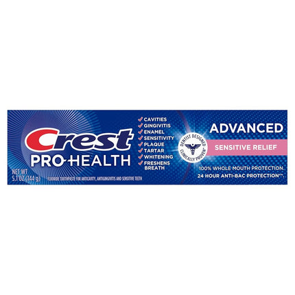 Crest Pro-Health Advanced Sensitive & Enamel Shield Toothpaste, 5.1 oz (Packaging May Vary)