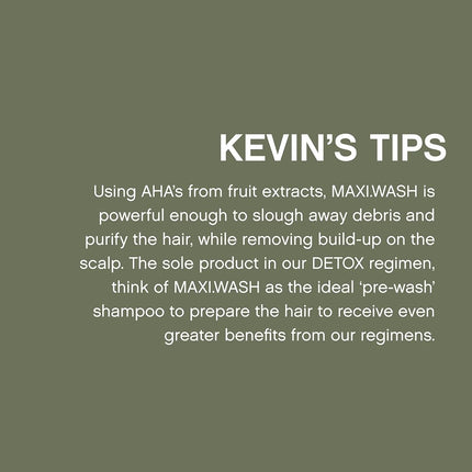 KEVIN.MURPHY MAXI.WASH Sulphate-Free Clarifying Shampoo, Oily Scalp, 250ml