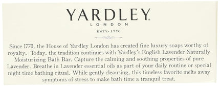 Yardley 7836-8 London Soap Bath Bar, English Lavender & Essential Oils,4.25 Ounce (Pack of 8)
