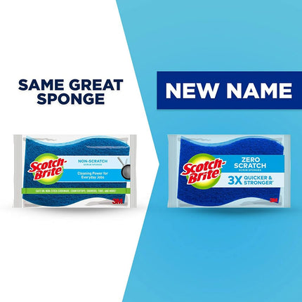 Scotch-Brite Non-Scratch Scrub Sponge, 6-Sponges