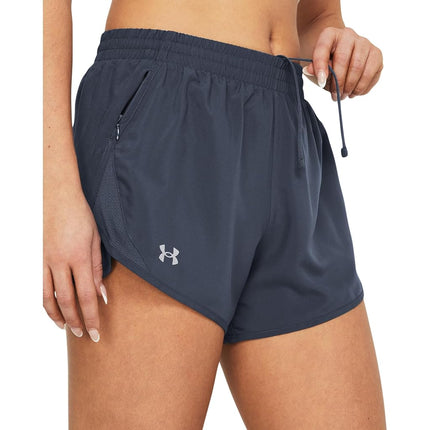 Under Armour Womens Fly By 3'' Shorts Gray XL