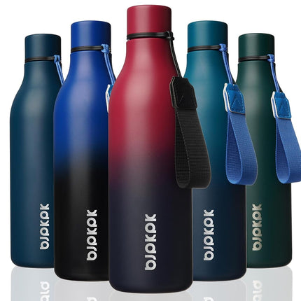 BJPKPK 25oz Insulated Water Bottle, Stainless Stee