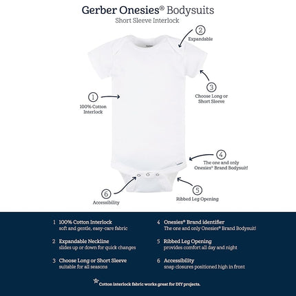 Gerber Unisex-Baby 5 Pack Onesies Multi-Packs Bundle Interlock 180 Gsm, Mauve Pink, 3-6 Months