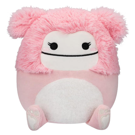 Squishmallows 8-Inch Brina Pink Bigfoot with Fuzzy Belly - Little Ultrasoft Official Kelly Toy Plush (SQCR02181)