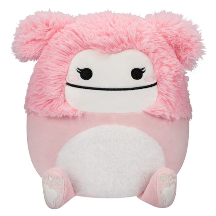 Squishmallows 8-Inch Brina Pink Bigfoot with Fuzzy