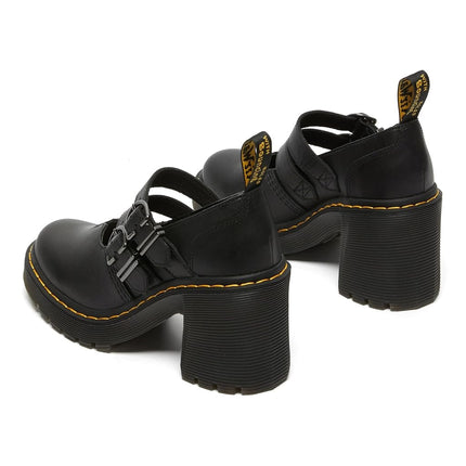 Dr. Martens Unisex-Adult Eviee, Black Sendal, 6