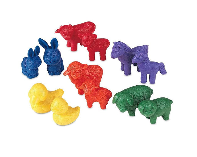 Learning Resources Friendly Farm Animal Counters, Educational Counting and Sorting Toy, 72 Pieces