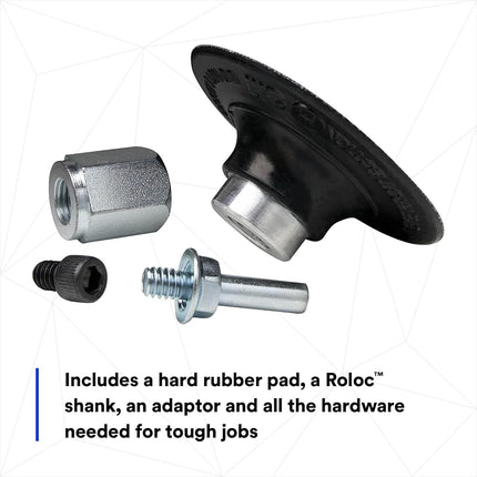 3M 5540 3" Roloc Disc Pad Assembly