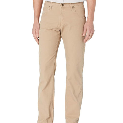 Wrangler Genuine Men's Twill Cargo Pants, Golden Khaki Canvas, 52W x 32L
