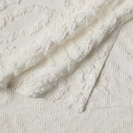 Beatrice Home Fashions Wedding Ring Chenille Bedspread, Queen