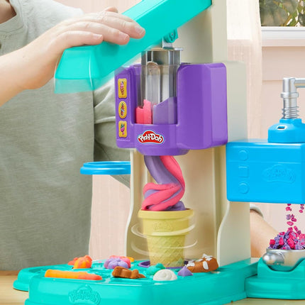 Play-Doh Rainbow Swirl Ice Cream Playset for Toddlers