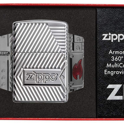Zippo Zippo Bolts Design Pocket Lighter