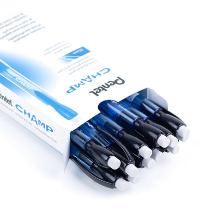 Pentel Champ Pencil, Automatic Pencil, 0.5mm Lead Size, Blue Barrel, Box of 12 (AL15C)