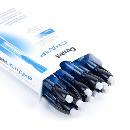 Lápiz Pentel Champ, Portaminas, Mina de 0.5 mm, Barril Azul, Caja de 12 (AL15C)
