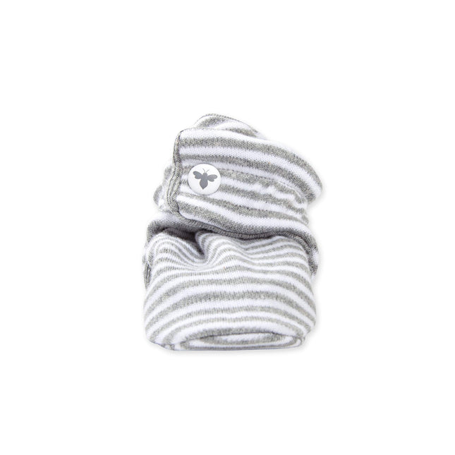 Burt's Bees Baby Unisex Baby - Baby Booties, Organic Cotton Adjustable Infant Shoes Slipper Sock