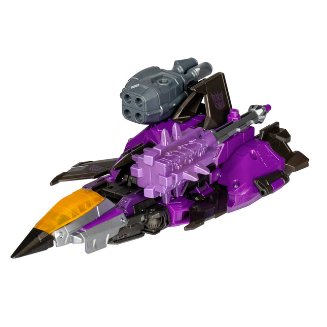 Transformers Jouets Studio Series Classe Voyageur La Guerre pour Cybertron 11 Édition Gamer Skywarp, Figurine Articulée Transformable de 16,5 cm, 8 ans et plus