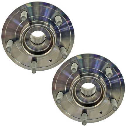 TRQ Wheel Hub & Bearing Front Left & Right Pair Set of 2 for Equinox Torrent Vue