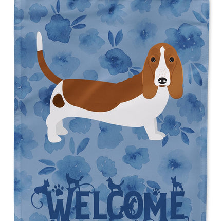 Caroline's Treasures CK6060GF Basset Hound Welcome