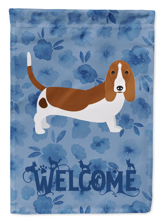 Caroline's Treasures CK6060GF Basset Hound Welcome