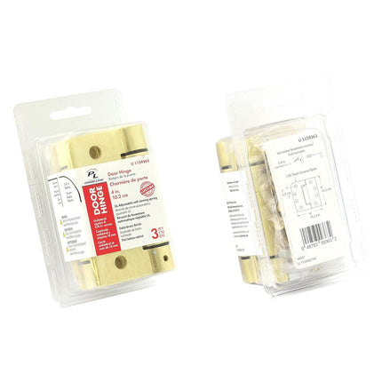 PRIME-LINE U 1159363 Door Hinge, Satin Brass