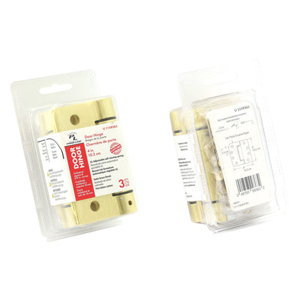 PRIME-LINE U 1159363 Door Hinge, Satin Brass