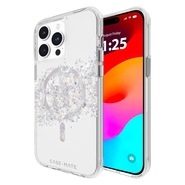 Case-Mate Karat Magsafe Cover for iPhone 15 Pro Max, Touch of Pearl