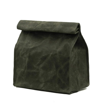 Waxed Canvas Lunch Bags Heavy Duty Lunch Box Eco-f