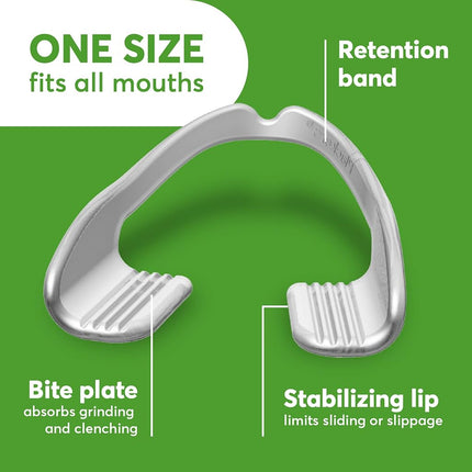 Plackers Mouth Guard Grind No More Night Time Use, 10 Count(Pack of 4)