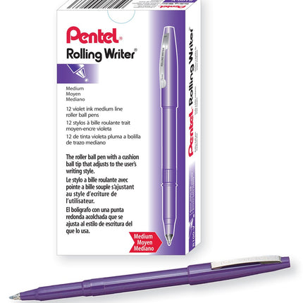Pentel Rolling Writer Pen, 0.4Millimeter Cushion B
