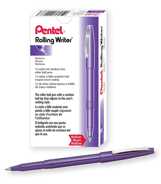 Pentel Rolling Writer Pen, 0.4Millimeter Cushion B